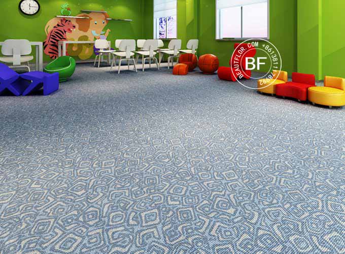 vinyl flooring used in kindergarten